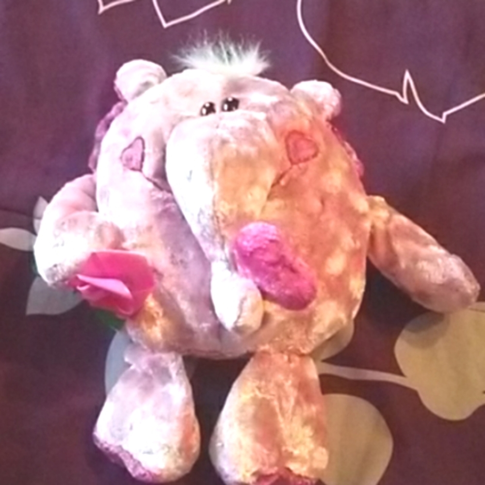 DAN DEE Vintage 11" Plush Elephant Collectable